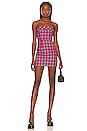 view 1 of 4 Emaline Mini Dress in Pink Plaid