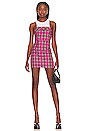 view 4 of 4 Emaline Mini Dress in Pink Plaid