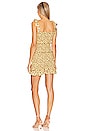 view 3 of 3 Despina Ruched Mini Dress in Yellow Floral