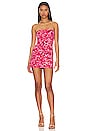 view 1 of 3 Natalie Strapless Mini Dress in Pink Floral