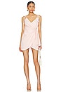view 1 of 5 Exie Ruched Mini Dress in Light Pink
