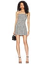 view 1 of 3 Peggy Mini Dress in Black & White