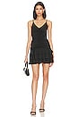 view 1 of 3 Susanna Ruched Mini Dress in Black