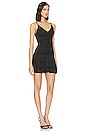 view 2 of 3 Susanna Ruched Mini Dress in Black