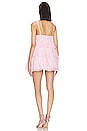 view 3 of 4 Arabela Ruffle Mini Dress in Baby Pink