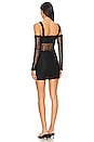 view 3 of 3 Ezra Lace Cut Out Dress in Black