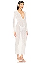view 3 of 4 Dylan Deep V Maxi Dress in Ivory