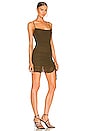 view 2 of 3 Mileva Ruched Mini Dress in Olive