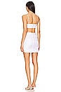 view 3 of 3 Christina Bow Skirt Set in White Shimmer