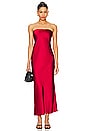 view 1 of 3 Emma Strapless Maxi Dress in Red
