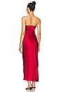 view 3 of 3 Emma Strapless Maxi Dress in Red