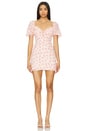 view 1 of 3 Sherrie Puff Sleeve Dress in Pink Floral