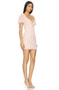 view 2 of 3 Sherrie Puff Sleeve Dress in Pink Floral