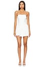view 1 of 3 Klaudia Strapless Mini Dress in White