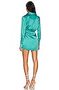 view 3 of 3 Angela Twist Front Dress in Teal