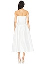 view 3 of 3 Cambria Strapless Dress in White