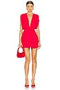 view 1 of 3 Kalley Mini Dress in Cherry Red