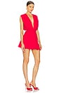 view 2 of 3 Kalley Mini Dress in Cherry Red