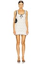 view 1 of 3 Adalise Mini Dress in White