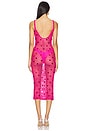 view 3 of 4 Adelida Crochet Midi Dress in Pink