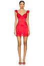 view 1 of 3 Kira Lace Mini Dress in Red