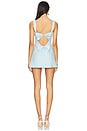 view 4 of 4 Oriana Mini Dress in Baby Blue