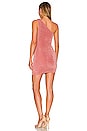 view 3 of 3 Gianna One Shoulder Dress in Rose Pink