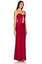 view 2 of 4 Ceci Maxi Skirt Set in Wine