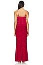 view 3 of 4 Ceci Maxi Skirt Set in Wine