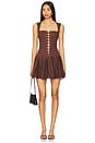 view 1 of 3 Gemma Mini Dress in Brown