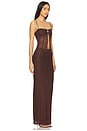 view 2 of 3 Lali Maxi Skirt Set in Brown