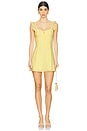 view 1 of 4 Jay Mini Dress in Baby Yellow