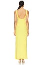 view 4 of 4 MAISIE 원피스 in Butter Yellow