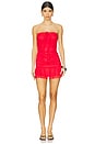 view 1 of 3 Vestido curto Chelsea in Red