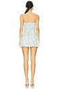 view 3 of 3 Whitney Mini Dress in Blue Floral