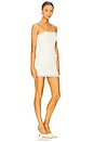 view 2 of 3 Houda Strapless Mini Dress in Cream