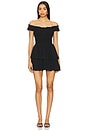 view 1 of 3 Billie Off Shoulder Dress in Black