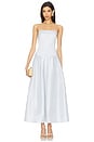 view 1 of 3 Cambria Strapless Dress in Baby Blue