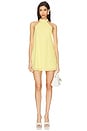 view 1 of 3 Calanthe Mini Dress in Yellow