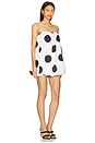 view 2 of 3 Katti Mini Dress in White Polka Dot