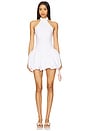 view 1 of 3 Sabrina Halter Bubble Dress in White
