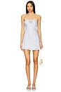 view 1 of 3 Arie Mini Dress in Pale Blue