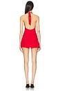 view 3 of 3 Jade Halter Mini Dress in Cherry Red