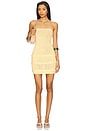 view 1 of 3 Phebe Strapless Mini Dress in Yellow