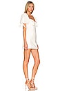 view 2 of 3 Amora Bow Mini Dress in White