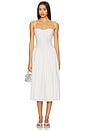 view 1 of 3 Theresa Midi Corset Dress in Ivory