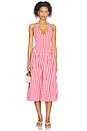 view 1 of 4 Lottie Halter Maxi Dress in Red Gingham