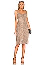 view 1 of 3 VESTIDO JULIANA in Brown Leopard