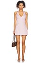 view 1 of 4 Ceila Halter Mini Dress in Pink Stripe