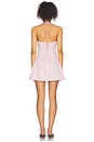 view 3 of 4 Ceila Halter Mini Dress in Pink Stripe